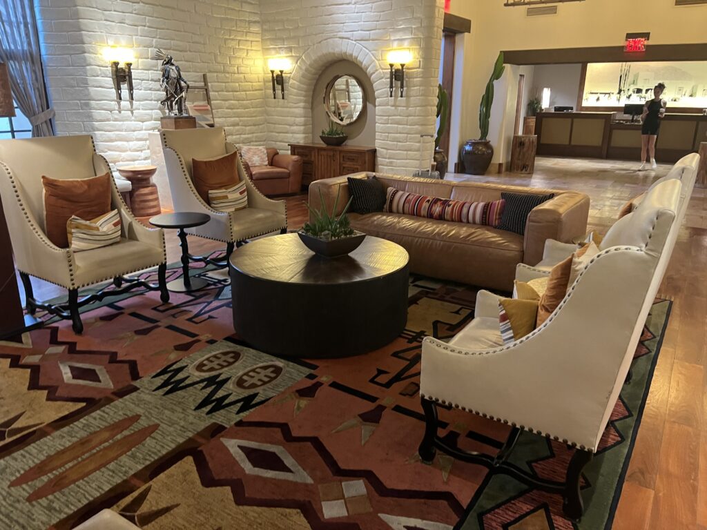 lobby of JW Marriott Camelback Inn Scottsdale Arizona