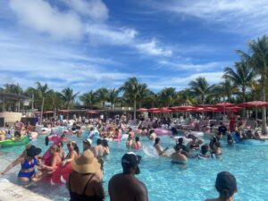 Bimini Beach Club pool party